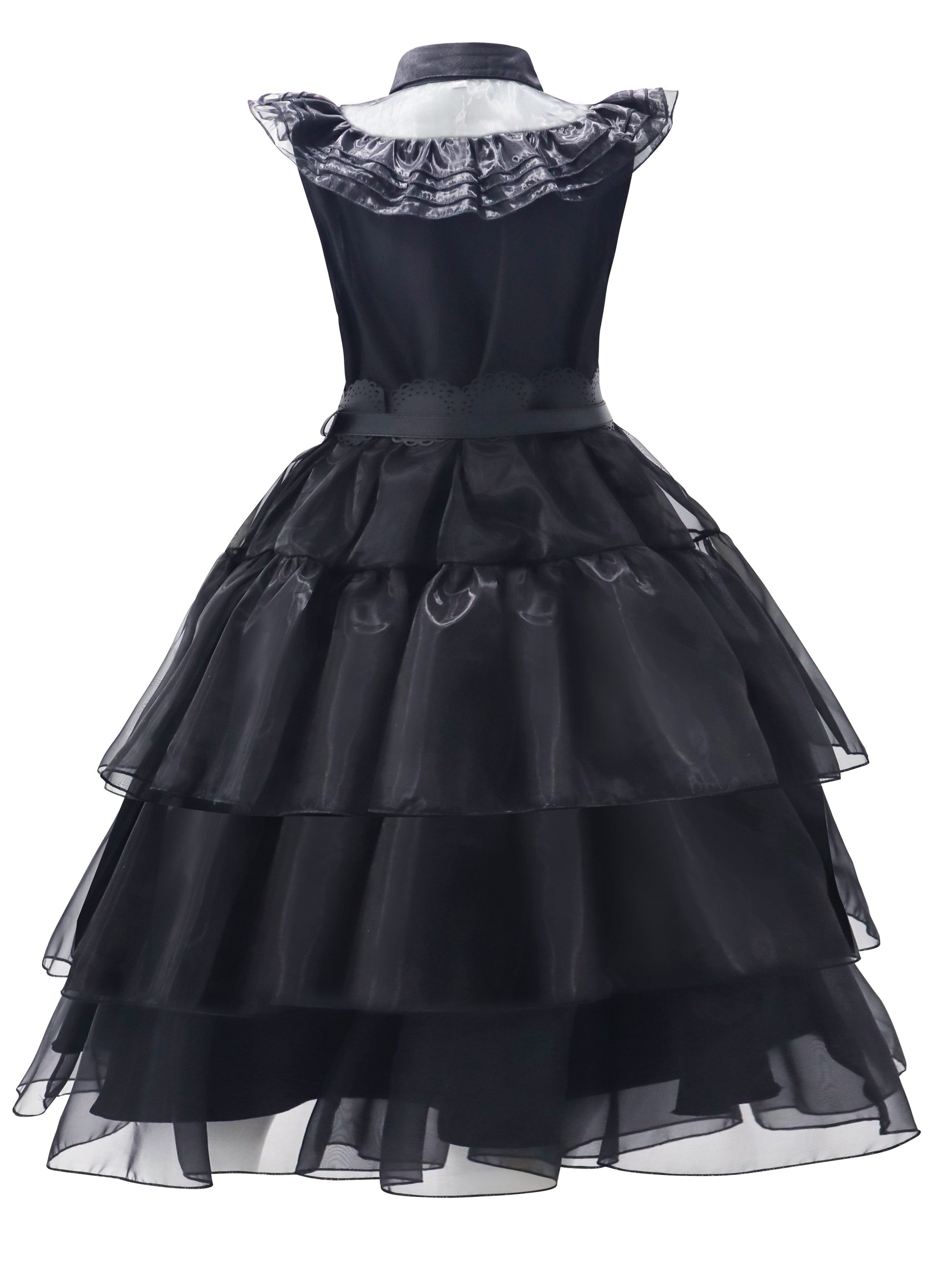 Robe Gothique à Volants pour Femmes | Ensemble Costume Complet avec Accessoires