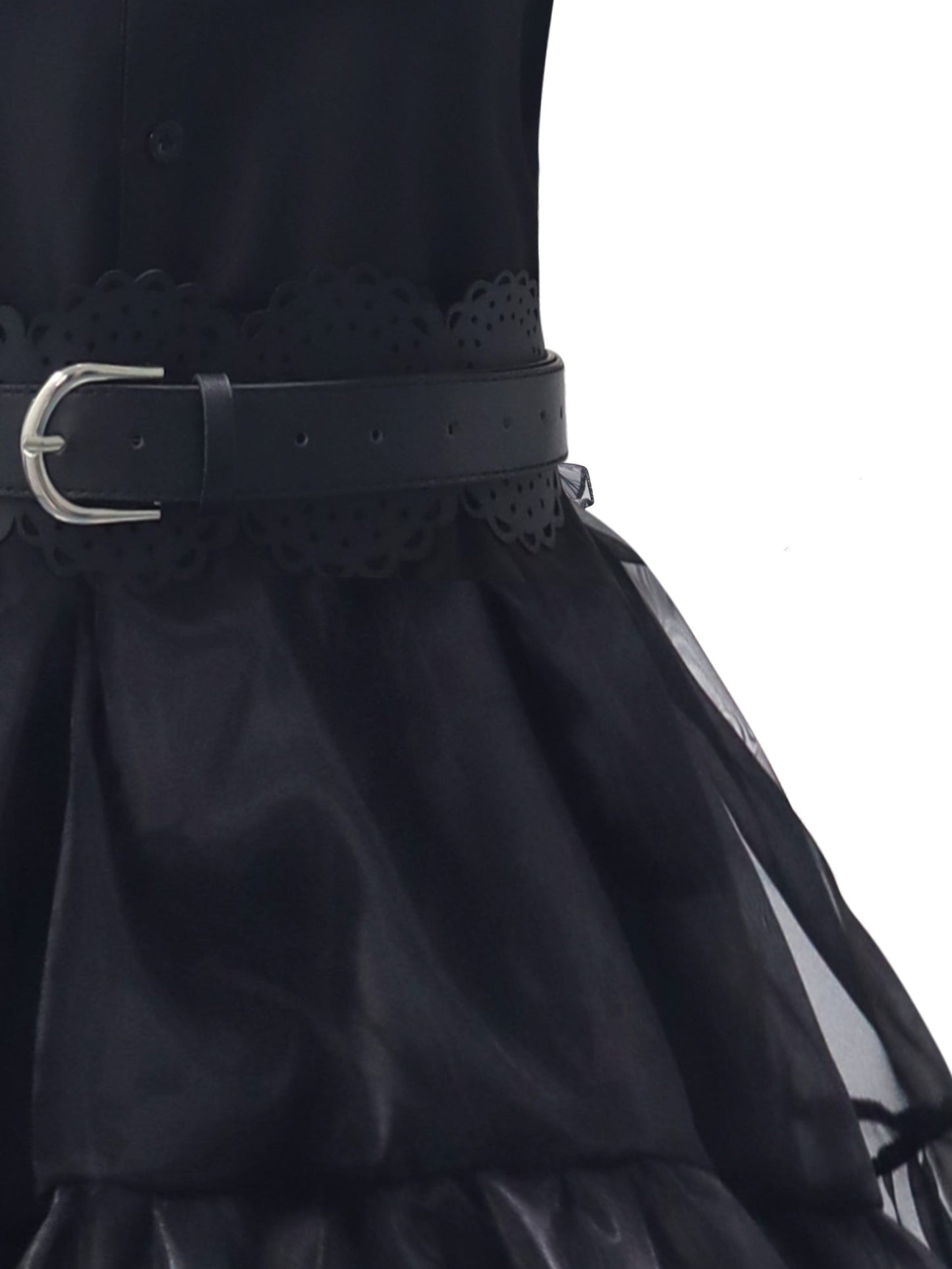 Robe Gothique à Volants pour Femmes | Ensemble Costume Complet avec Accessoires