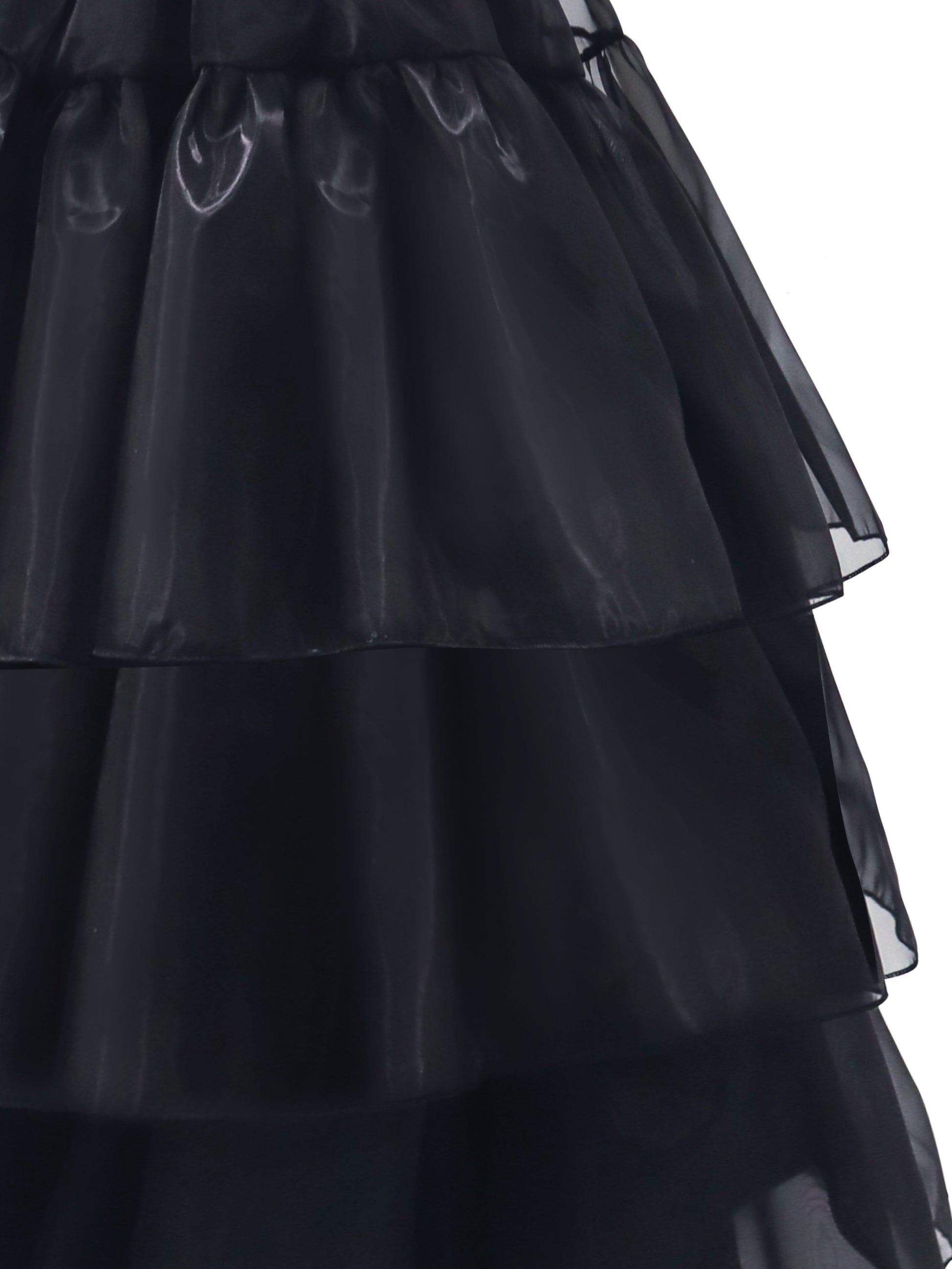 Robe Gothique à Volants pour Femmes | Ensemble Costume Complet avec Accessoires
