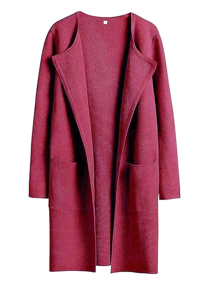 Manteau Long en Laine Mélangée | Élégance et Confort pour l'Hiver