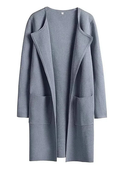 Manteau Long en Laine Mélangée | Élégance et Confort pour l'Hiver