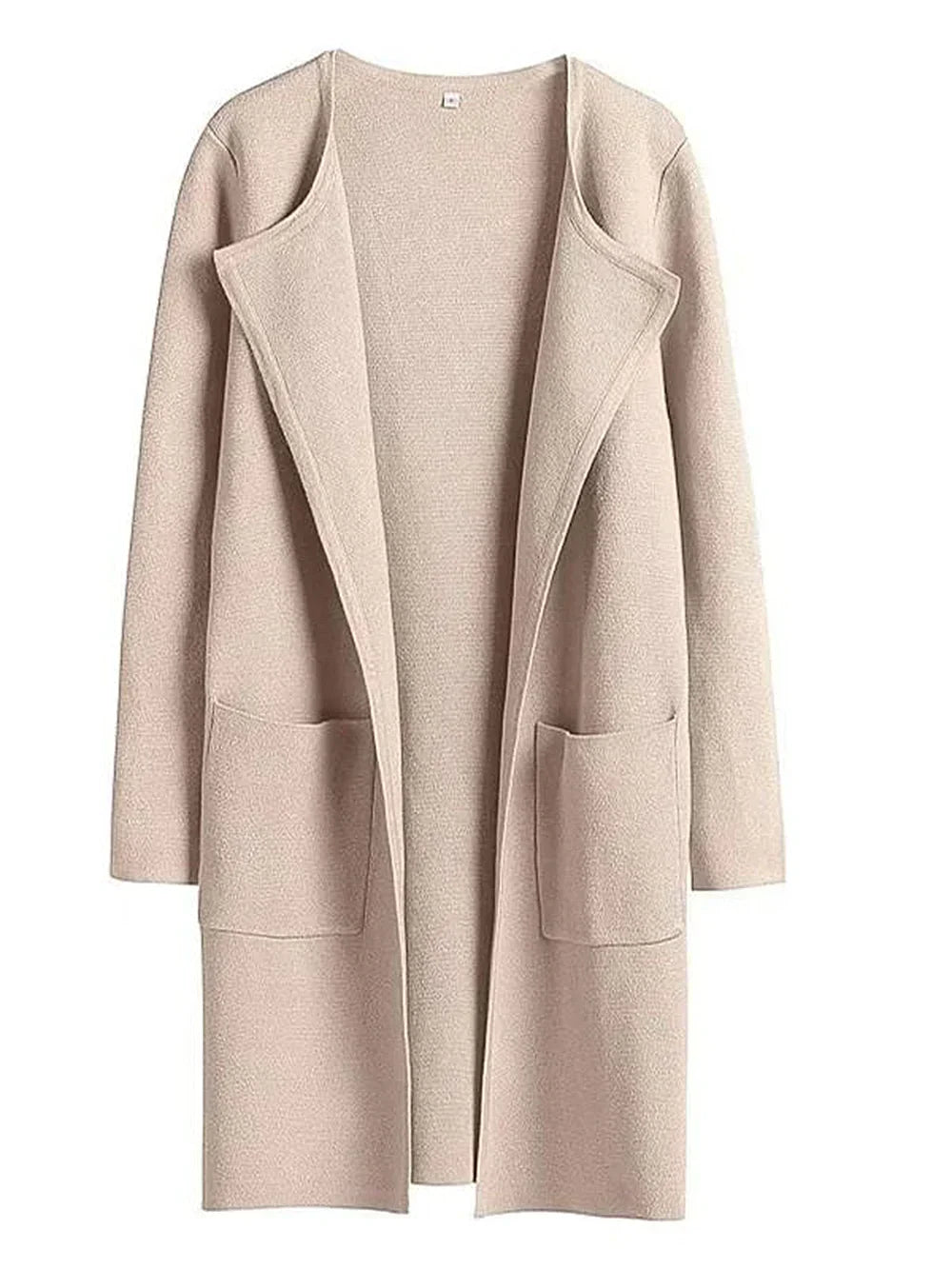 Manteau Long en Laine Mélangée | Élégance et Confort pour l'Hiver