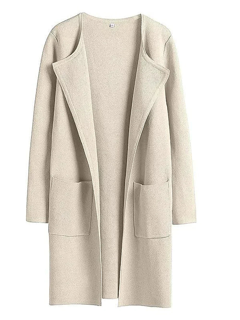 Manteau Long en Laine Mélangée | Élégance et Confort pour l'Hiver