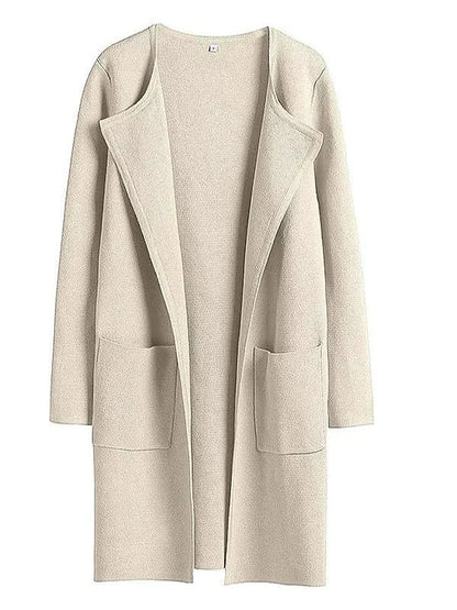 Manteau Long en Laine Mélangée | Élégance et Confort pour l'Hiver