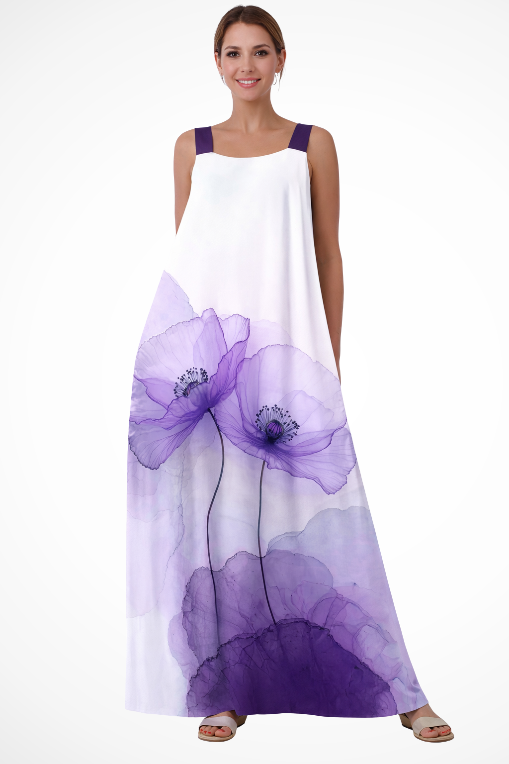 Robe Maxi Florale Femme | Élégante et Légère pour l'Été