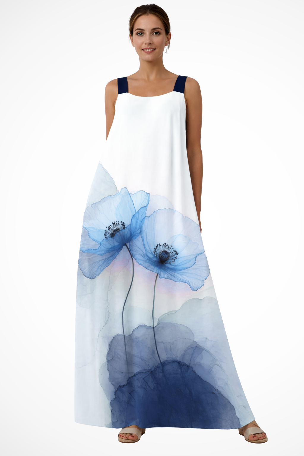 Robe Maxi Florale Femme | Élégante et Légère pour l'Été