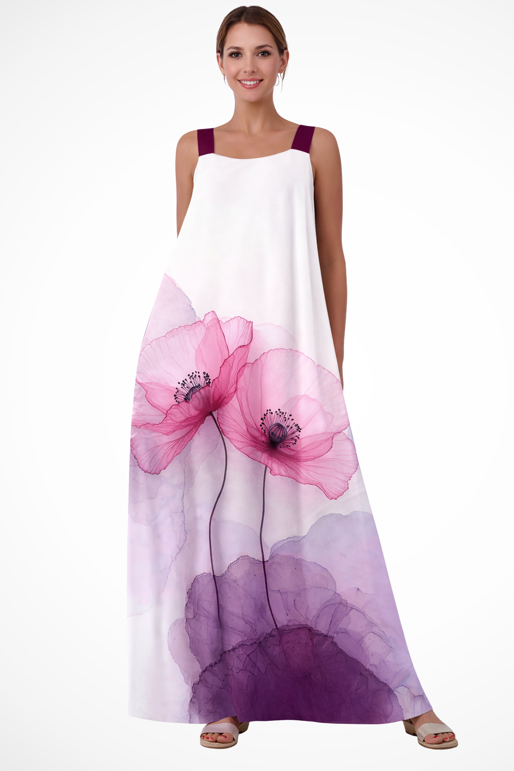 Robe Maxi Florale Femme | Élégante et Légère pour l'Été