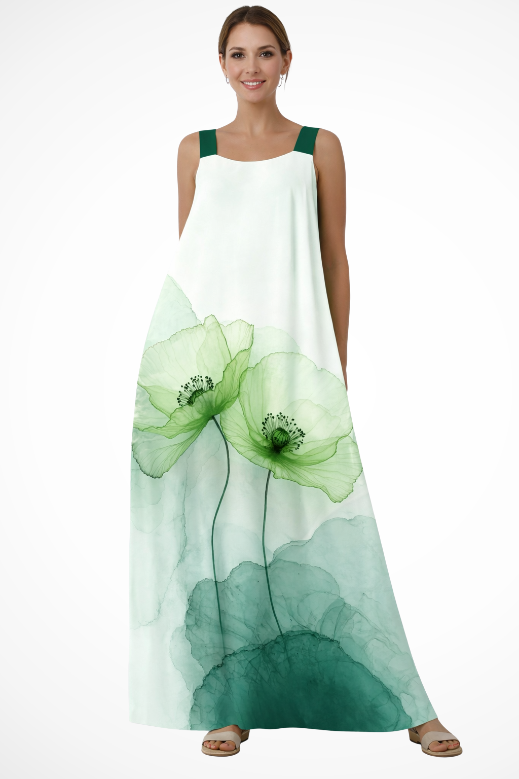 Robe Maxi Florale Femme | Élégante et Légère pour l'Été