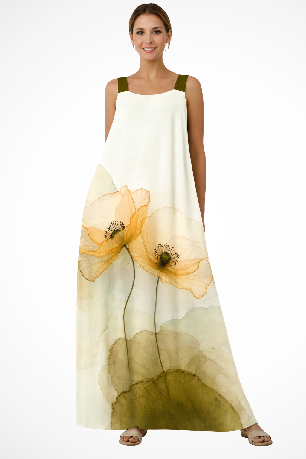 Robe Maxi Florale Femme | Élégante et Légère pour l'Été