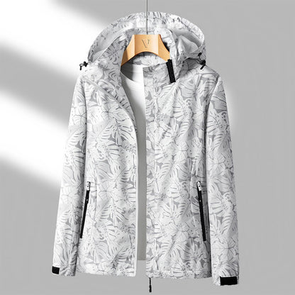 Veste Imperméable Légère pour Femmes | Capuche Ajustable et Poches Zippées