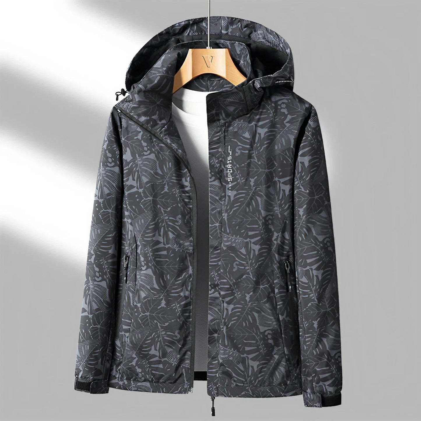 Veste Impermeable Légère pour Femmes | Capuche Réglable et Poches Zippées