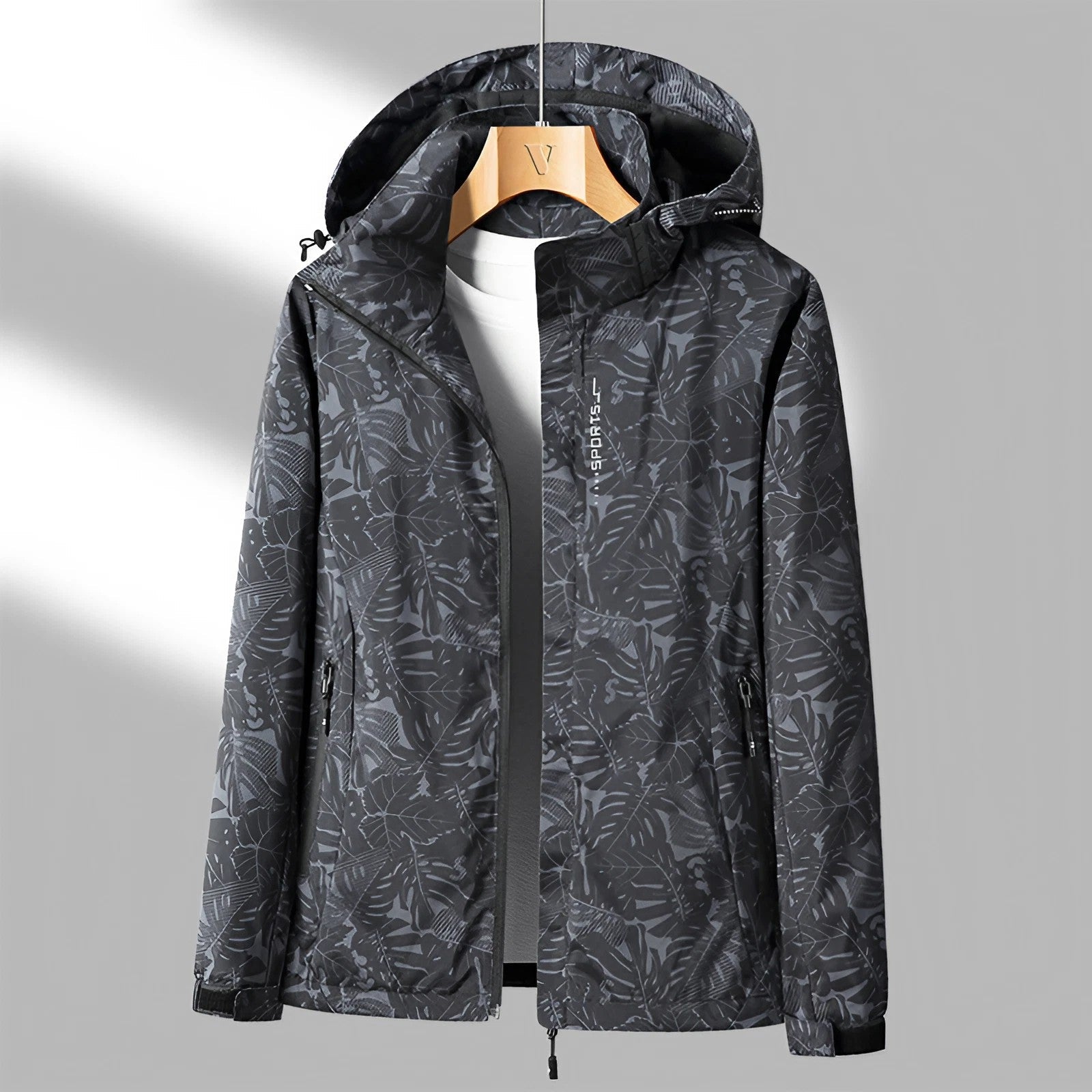 Veste Impermeable Légère pour Femmes | Capuche Réglable et Poches Zippées