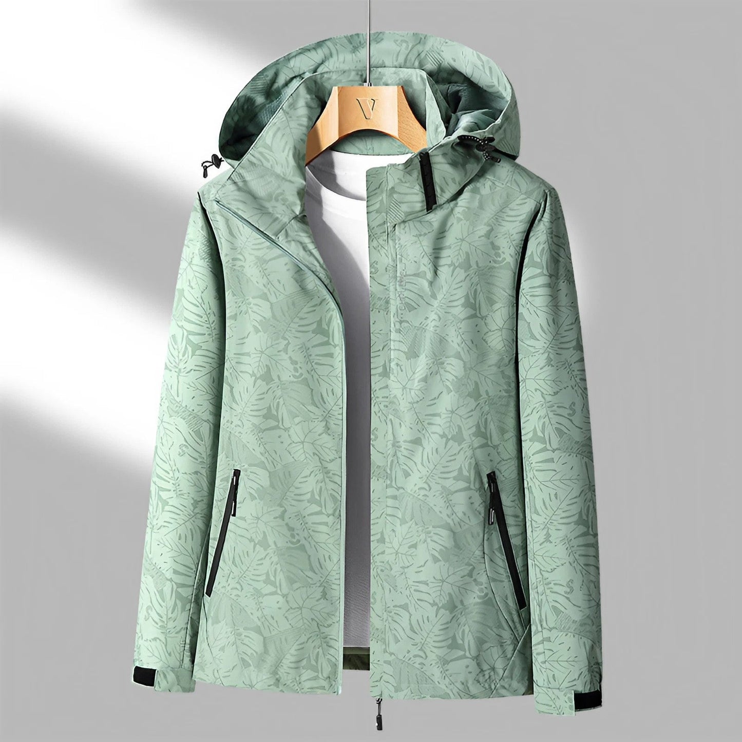 Veste Impermeable Légère pour Femmes | Capuche Réglable et Poches Zippées