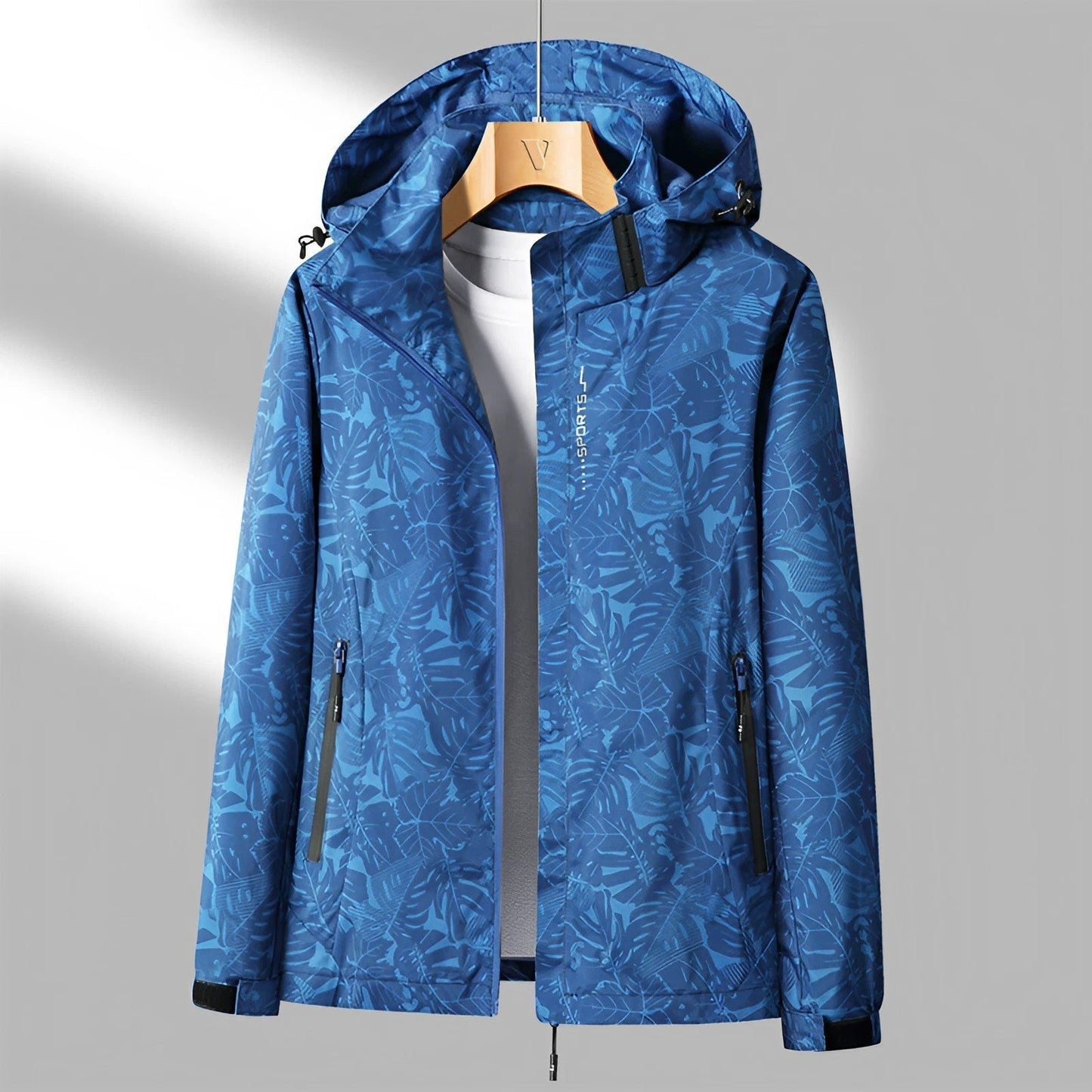 Veste Impermeable Légère pour Femmes | Capuche Réglable et Poches Zippées