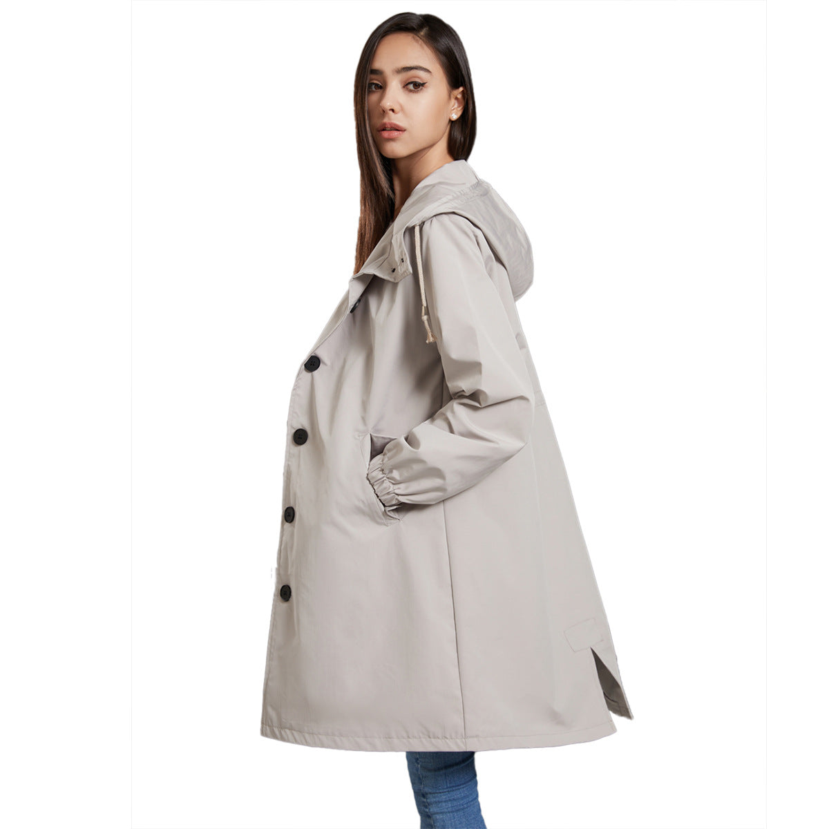 Veste de Pluie Imperméable pour Femmes | Légère et Coupe-Vent avec Capuche