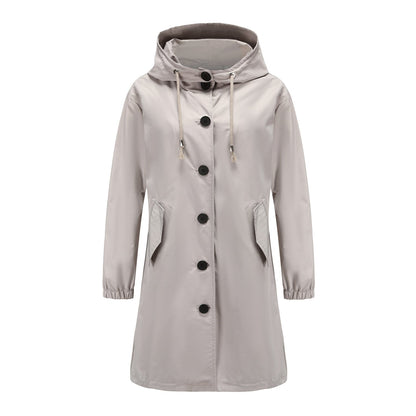 Veste de Pluie Imperméable pour Femmes | Légère et Coupe-Vent avec Capuche