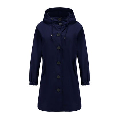 Veste de Pluie Imperméable pour Femmes | Légère et Coupe-Vent avec Capuche