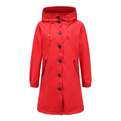Veste de Pluie Imperméable pour Femmes | Légère et Coupe-Vent avec Capuche