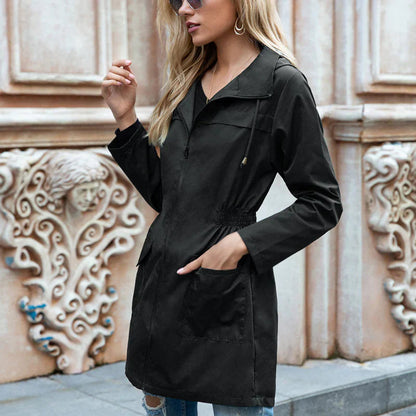 Veste de Pluie Longue Femme | Imperméable et Confortable pour Tous Temps