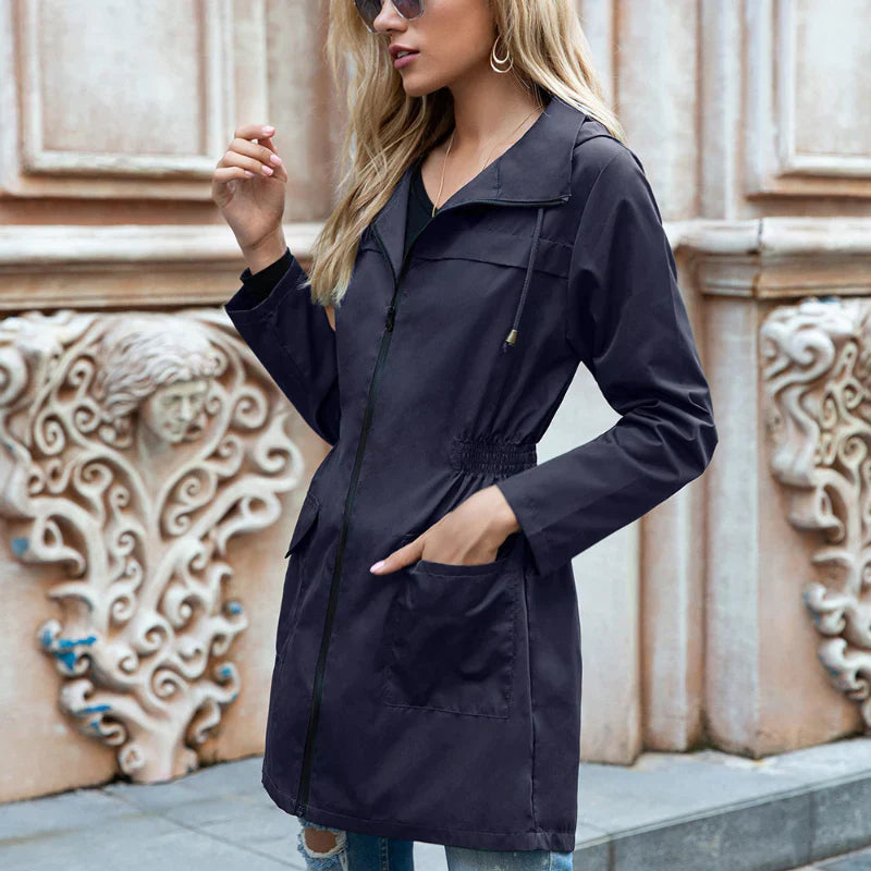 Veste de Pluie Longue Femme | Imperméable et Confortable pour Tous Temps