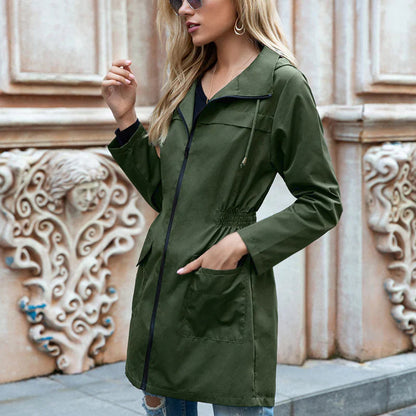 Veste de Pluie Longue Femme | Imperméable et Confortable pour Tous Temps