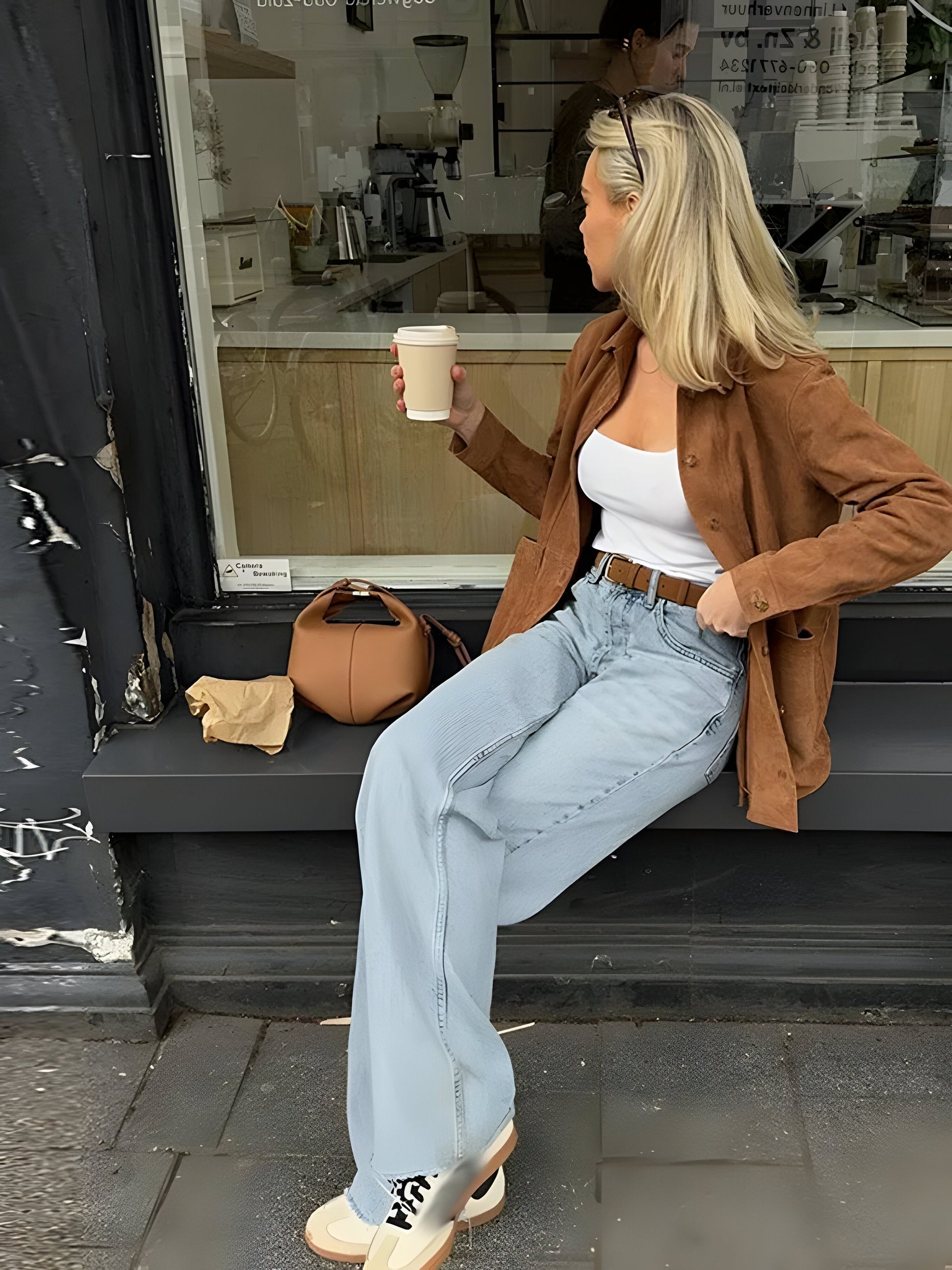 Veste Oversized Femme à Boutons | Confort Décontracté pour Printemps et Automne