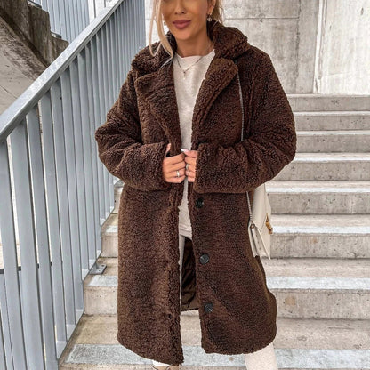 Manteau Teddy Oversize en Fausse Fourrure | Chaud et Confortable pour l'Hiver