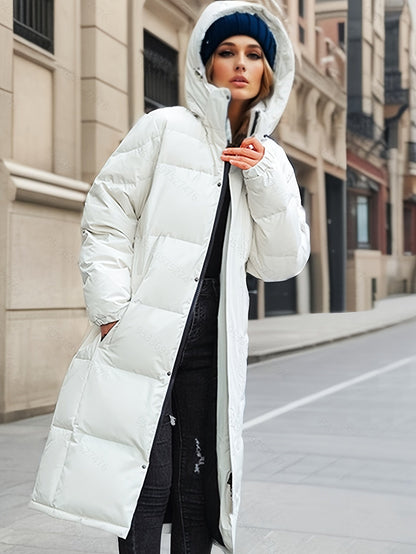 Manteau d'Hiver Femme | Long et Isolé avec Capuche