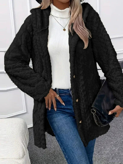 Veste Longue Oversized en Fleece | Confort et Style pour l'Hiver