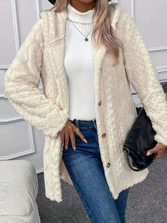 Veste Longue Oversized en Fleece | Confort et Style pour l'Hiver