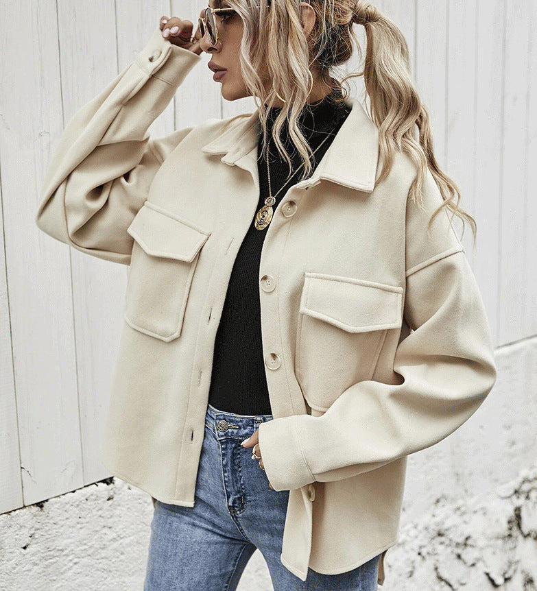 Veste Oversized en Laine Mélangée | Chic et Pratique pour l'Hiver