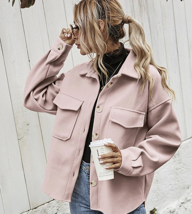 Veste Oversized en Laine Mélangée | Chic et Pratique pour l'Hiver