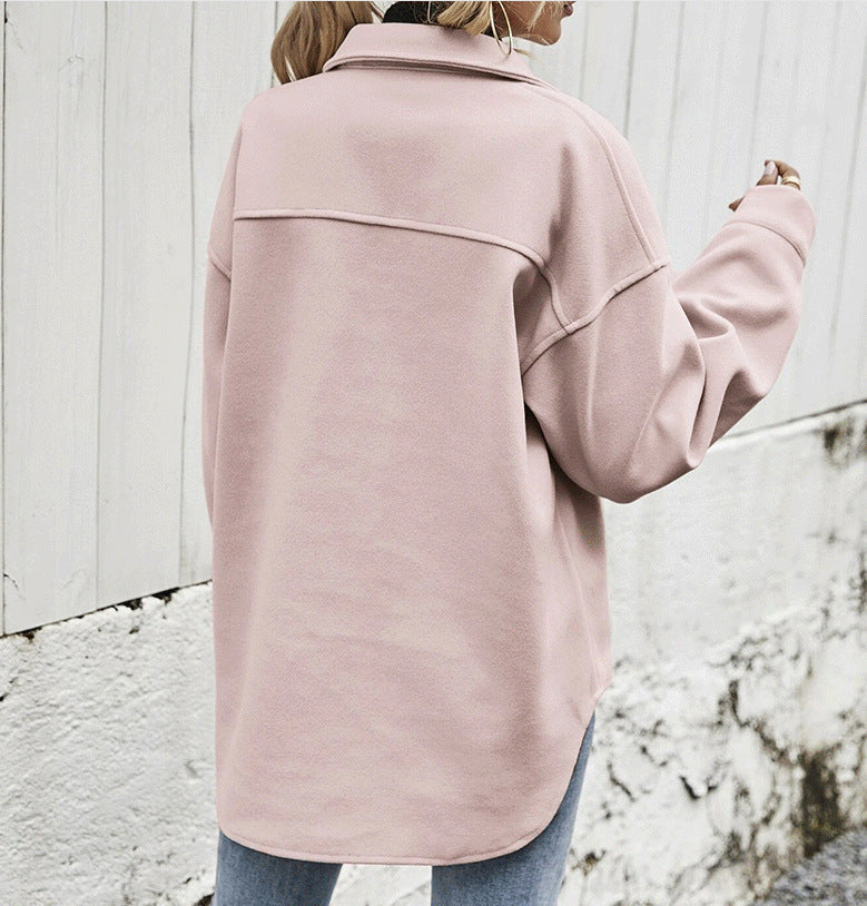 Veste Oversized en Laine Mélangée | Chic et Pratique pour l'Hiver