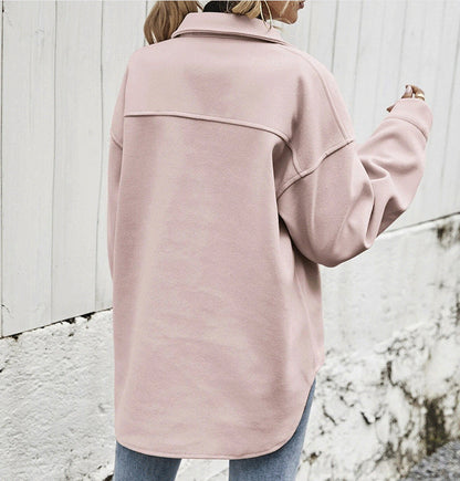 Veste Oversized en Laine Mélangée | Chic et Pratique pour l'Hiver