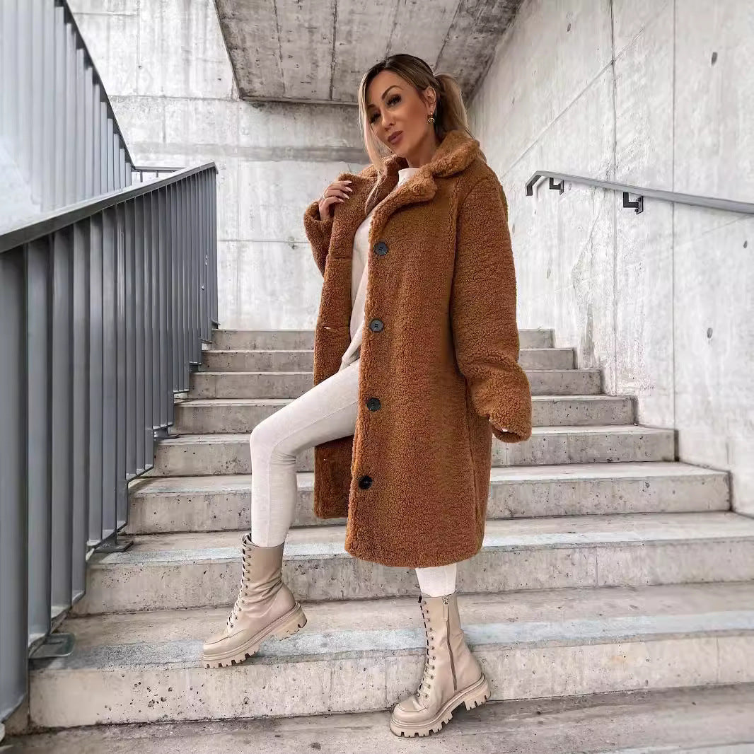 Manteau Long Oversized en Laine | Élégance et Confort pour l'Hiver