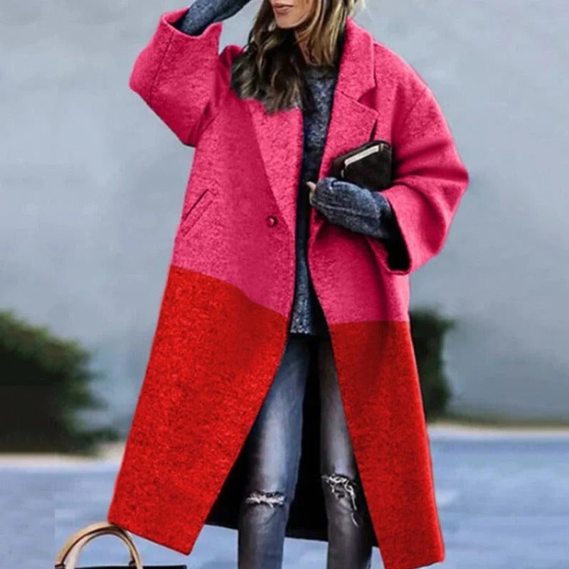 Manteau Long Oversize en Laine | Élégance et Confort pour l'Hiver