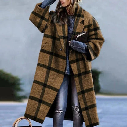 Manteau Long Oversize en Laine | Élégance et Confort pour l'Hiver