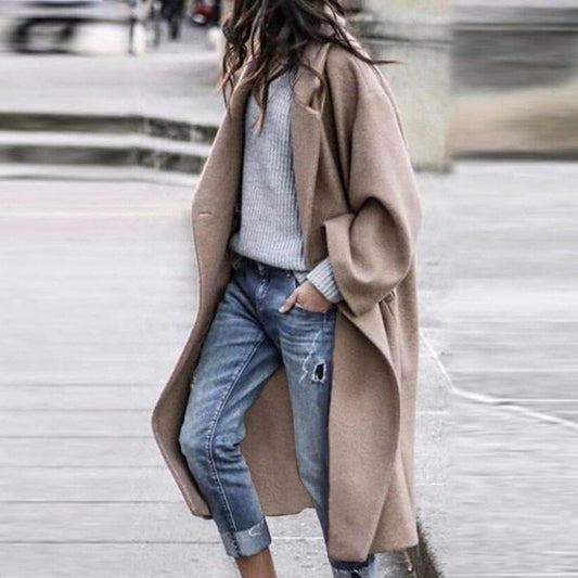 Manteau Long Oversize Femme | Confort et Style pour l'Automne et l'Hiver
