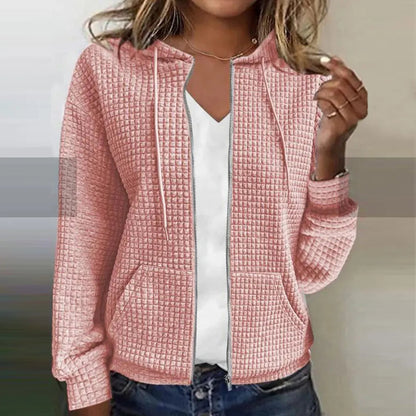 Veste à Carreaux Femme | Coupe Ajustée et Tissu Léger
