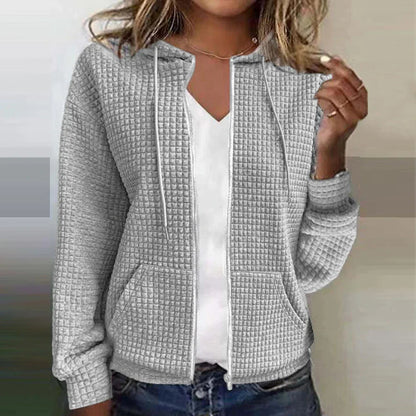 Veste à Carreaux Femme | Coupe Ajustée et Tissu Léger