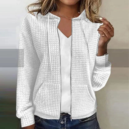 Veste à Carreaux Femme | Coupe Ajustée et Tissu Léger