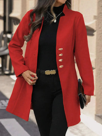 Manteau en Laine Mi-Long Femme | Élégance et Confort pour l'Hiver