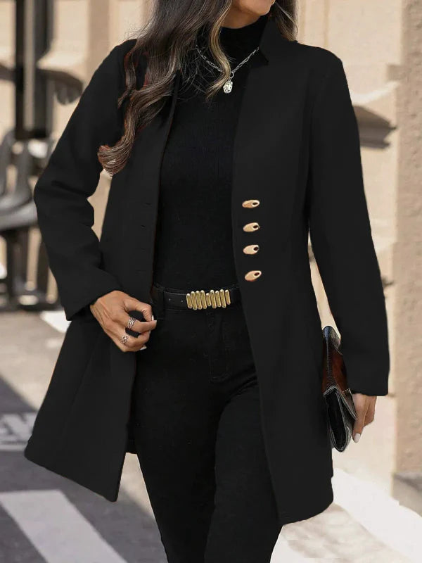 Manteau en Laine Mi-Long Femme | Élégance et Confort pour l'Hiver