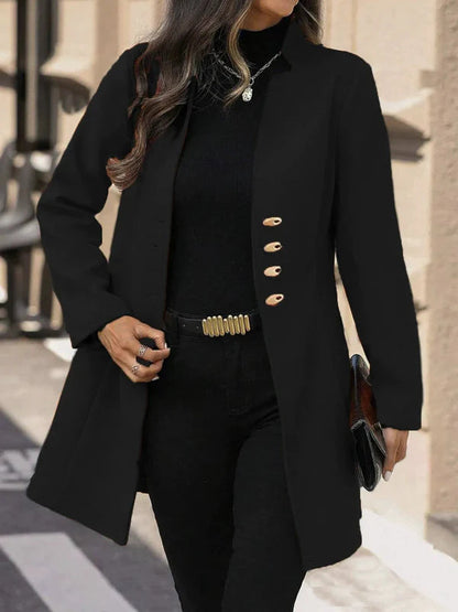 Manteau en Laine Mi-Long Femme | Élégance et Confort pour l'Hiver