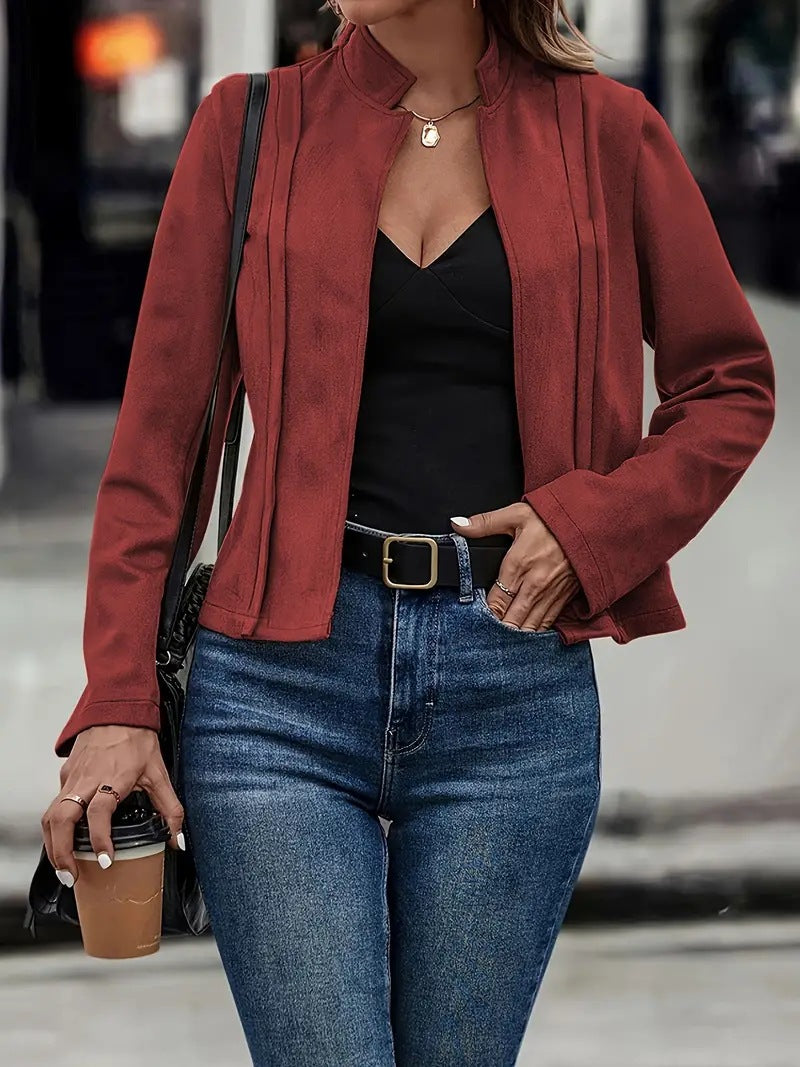 Veste Femme Slim Fit en Laine | Élégante et Confortable pour Automne/Hiver