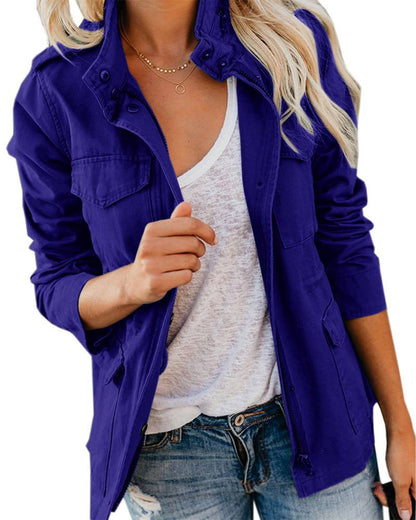 Veste Utilitaire Femme Confortable | Quatre Poches et Style Pratique