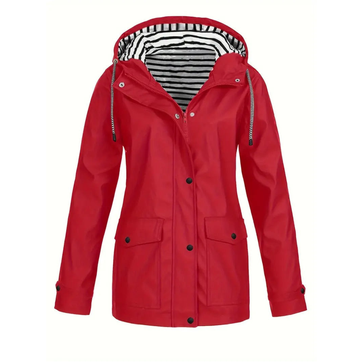 Manteau de Pluie Femme | Capuche Ajustable et Confort Décontracté