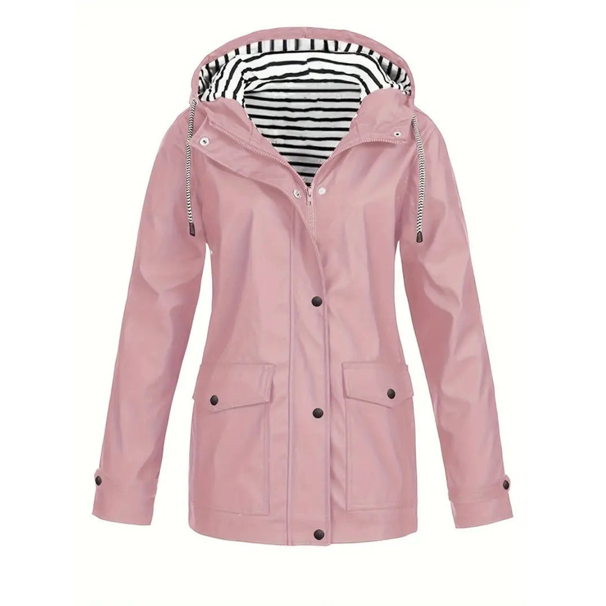Manteau de Pluie Femme | Capuche Ajustable et Confort Décontracté