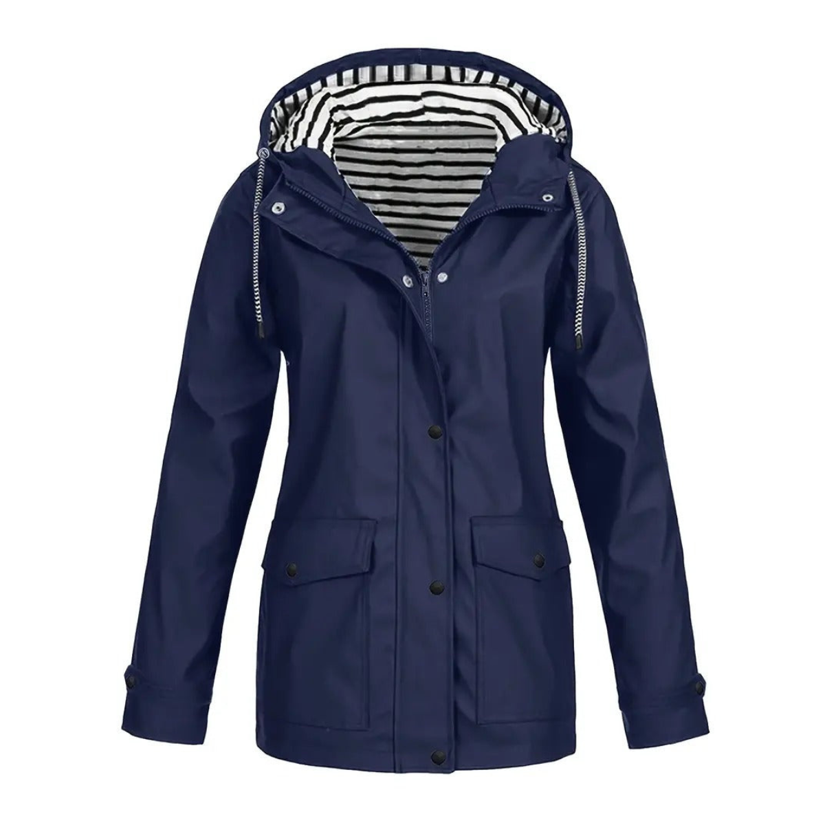 Manteau de Pluie Femme | Capuche Ajustable et Confort Décontracté