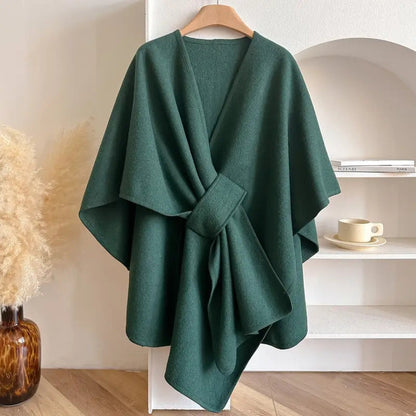 Poncho en Laine pour Femmes | Élégance et Chaleur pour Automne